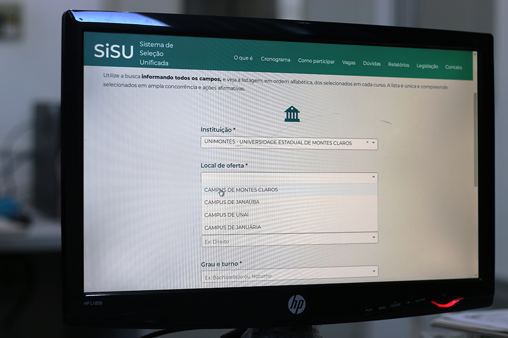 Pré-matrículas on-line do SiSU Unimontes começam nesta quarta-feira (23/2)