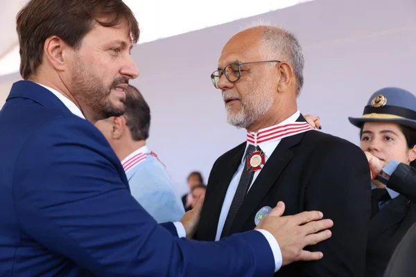 Cerimônia de entrega da Medalha Juscelino Kubitschek, em Diamantina