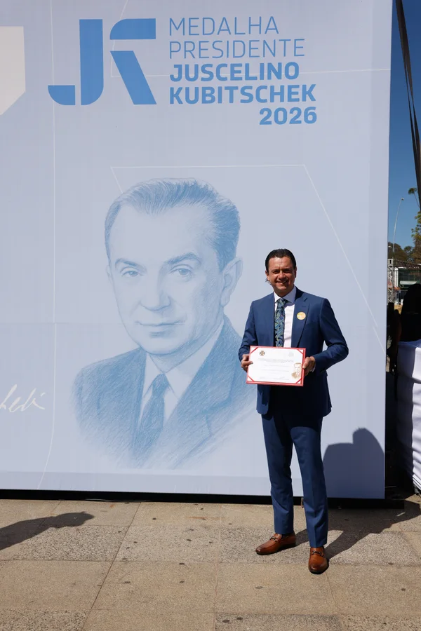 Chancelaria da entrega da Medalha Juscelino Kubitschek, em Diamantina