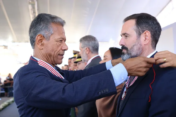 Cerimônia de entrega da Medalha Juscelino Kubitschek, em Diamantina