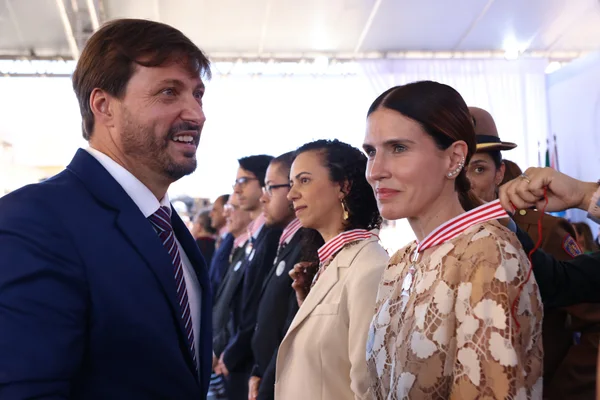 Cerimônia de entrega da Medalha Juscelino Kubitschek, em Diamantina
