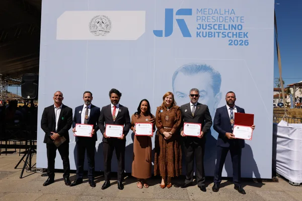 Chancelaria da entrega da Medalha Juscelino Kubitschek, em Diamantina