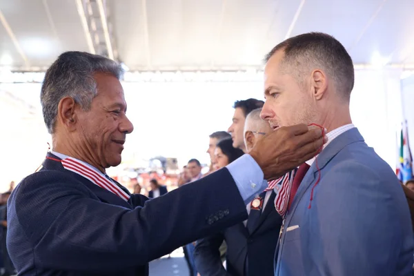 Cerimônia de entrega da Medalha Juscelino Kubitschek, em Diamantina