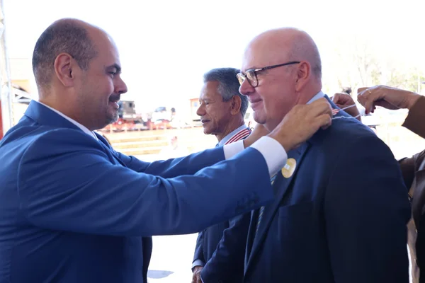 Cerimônia de entrega da Medalha Juscelino Kubitschek, em Diamantina