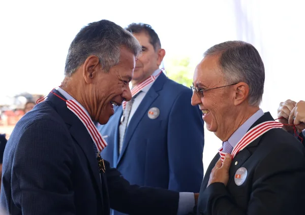 Cerimônia de entrega da Medalha Juscelino Kubitschek, em Diamantina