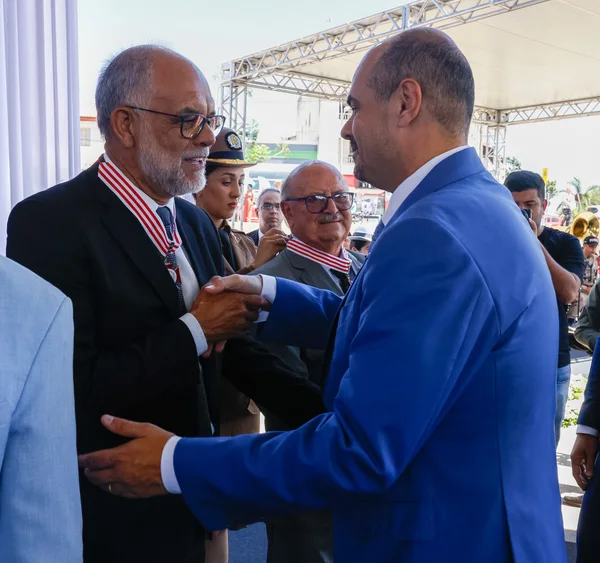 Cerimônia de entrega da Medalha Juscelino Kubitschek, em Diamantina