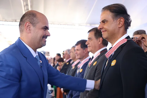 Cerimônia de entrega da Medalha Juscelino Kubitschek, em Diamantina
