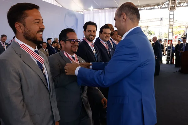 Cerimônia de entrega da Medalha Juscelino Kubitschek, em Diamantina