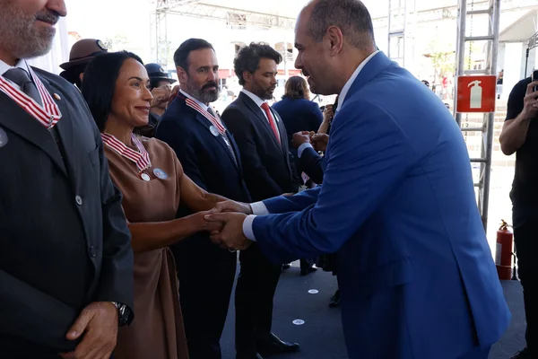Cerimônia de entrega da Medalha Juscelino Kubitschek, em Diamantina