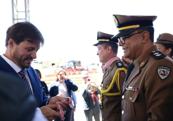 Cerimônia de entrega da Medalha Juscelino Kubitschek, em Diamantina