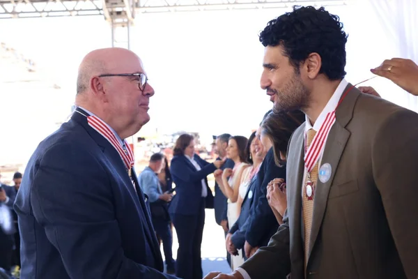 Cerimônia de entrega da Medalha Juscelino Kubitschek, em Diamantina