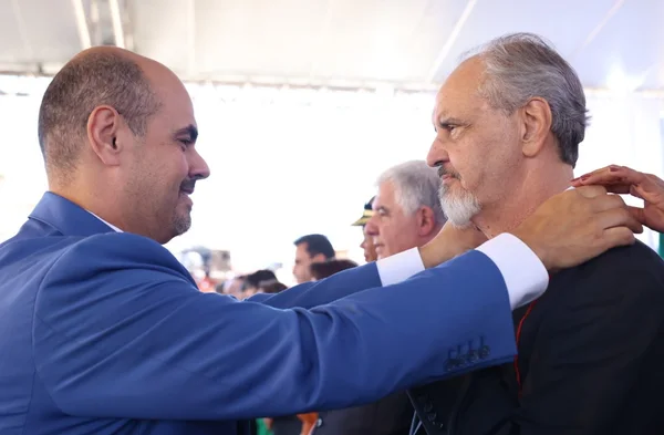 Cerimônia de entrega da Medalha Juscelino Kubitschek, em Diamantina