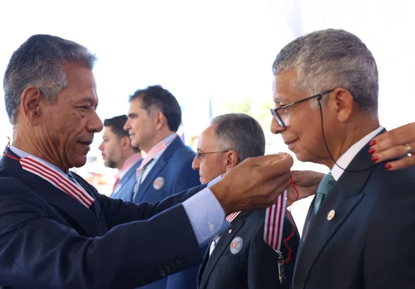 Cerimônia de entrega da Medalha Juscelino Kubitschek, em Diamantina