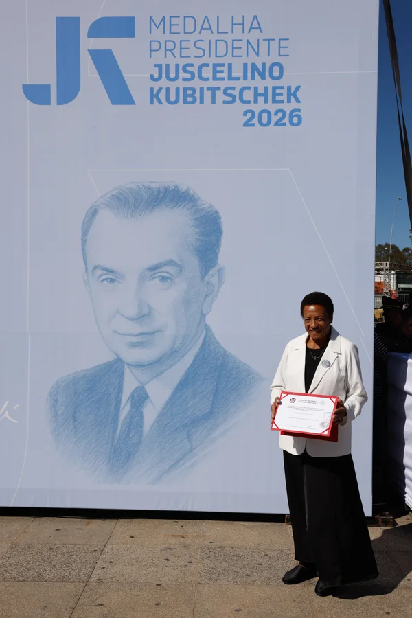 Chancelaria da entrega da Medalha Juscelino Kubitschek, em Diamantina