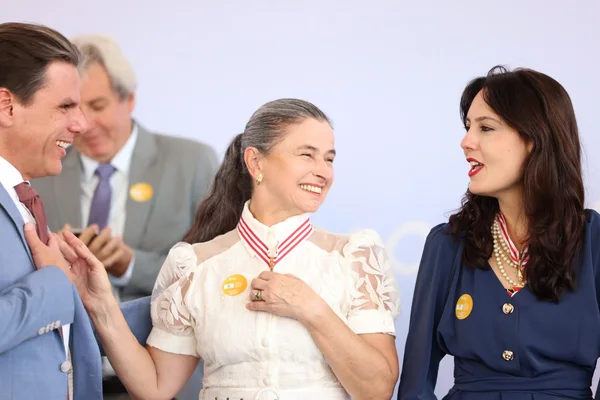 Cerimônia de entrega da Medalha Juscelino Kubitschek, em Diamantina