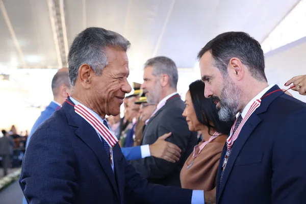 Cerimônia de entrega da Medalha Juscelino Kubitschek, em Diamantina