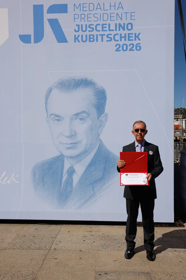 Chancelaria da entrega da Medalha Juscelino Kubitschek, em Diamantina