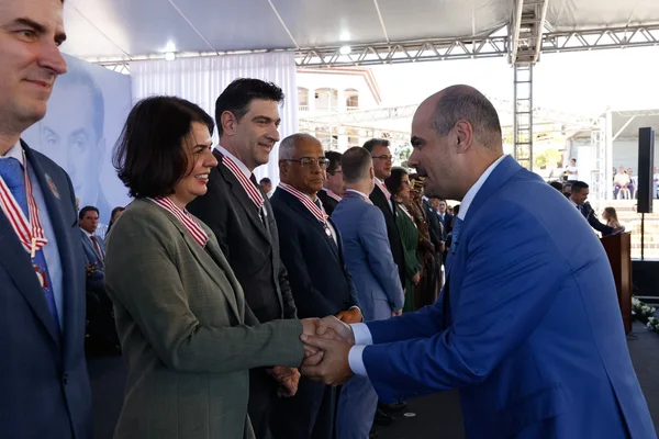 Cerimônia de entrega da Medalha Juscelino Kubitschek, em Diamantina