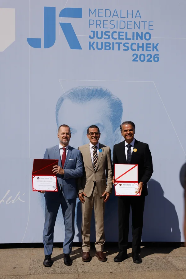 Chancelaria da entrega da Medalha Juscelino Kubitschek, em Diamantina