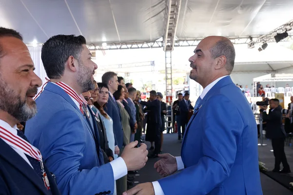 Cerimônia de entrega da Medalha Juscelino Kubitschek, em Diamantina