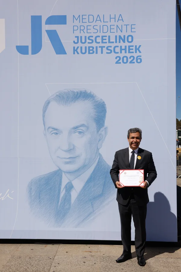 Chancelaria da entrega da Medalha Juscelino Kubitschek, em Diamantina