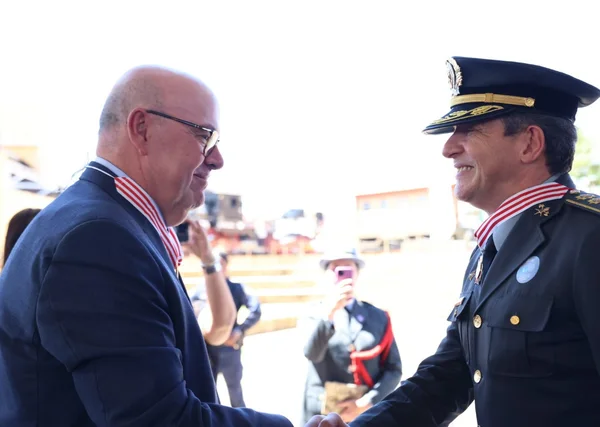 Cerimônia de entrega da Medalha Juscelino Kubitschek, em Diamantina