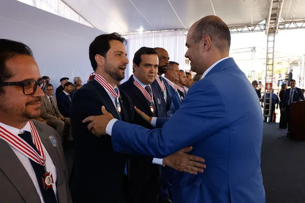 Cerimônia de entrega da Medalha Juscelino Kubitschek, em Diamantina