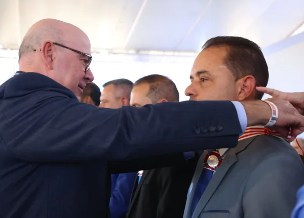 Cerimônia de entrega da Medalha Juscelino Kubitschek, em Diamantina