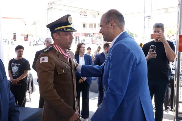 Cerimônia de entrega da Medalha Juscelino Kubitschek, em Diamantina