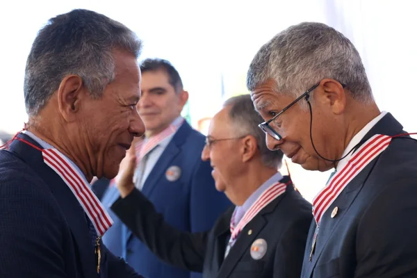 Cerimônia de entrega da Medalha Juscelino Kubitschek, em Diamantina