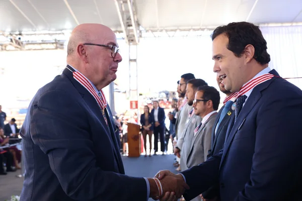 Cerimônia de entrega da Medalha Juscelino Kubitschek, em Diamantina