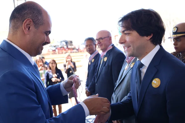 Cerimônia de entrega da Medalha Juscelino Kubitschek, em Diamantina