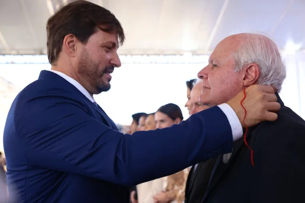 Cerimônia de entrega da Medalha Juscelino Kubitschek, em Diamantina