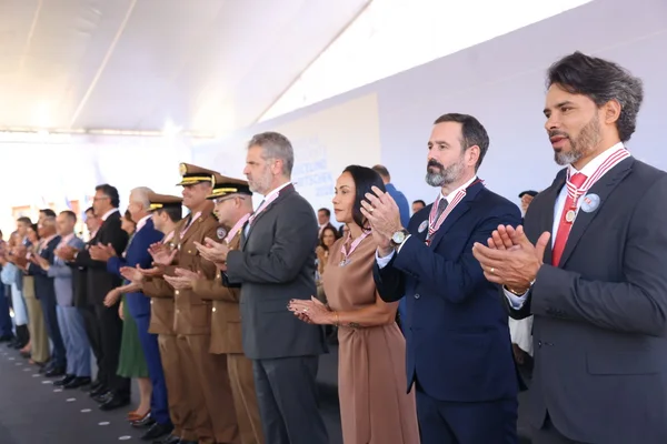 Cerimônia de entrega da Medalha Juscelino Kubitschek, em Diamantina