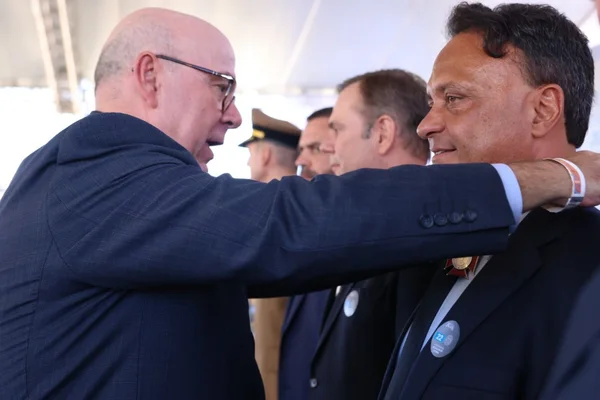 Cerimônia de entrega da Medalha Juscelino Kubitschek, em Diamantina