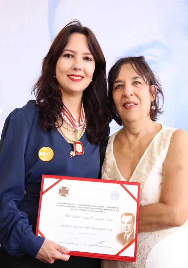 Chancelaria da entrega da Medalha Juscelino Kubitschek, em Diamantina
