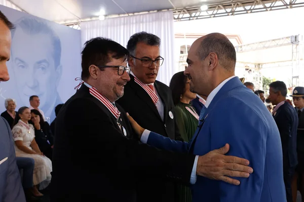 Cerimônia de entrega da Medalha Juscelino Kubitschek, em Diamantina