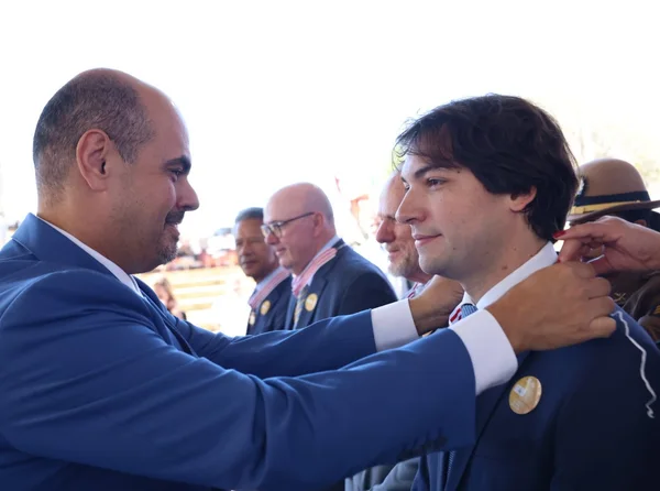 Cerimônia de entrega da Medalha Juscelino Kubitschek, em Diamantina