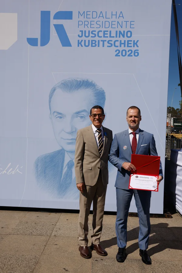 Chancelaria da entrega da Medalha Juscelino Kubitschek, em Diamantina