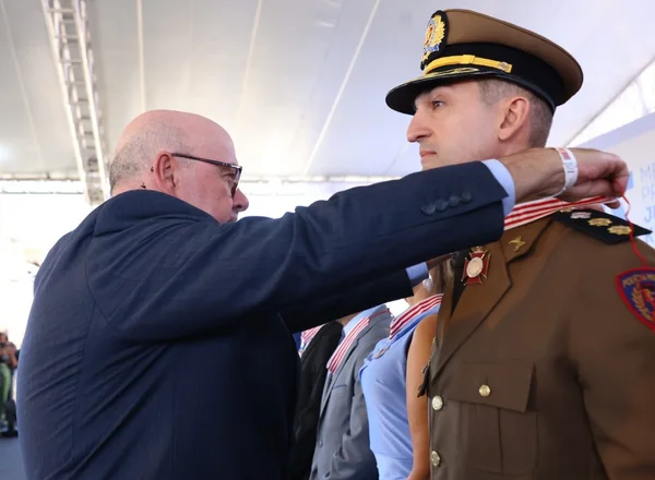 Cerimônia de entrega da Medalha Juscelino Kubitschek, em Diamantina