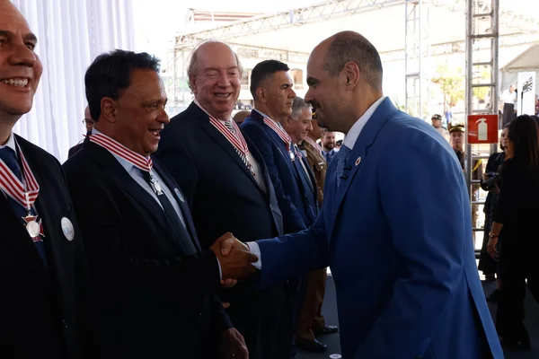 Cerimônia de entrega da Medalha Juscelino Kubitschek, em Diamantina