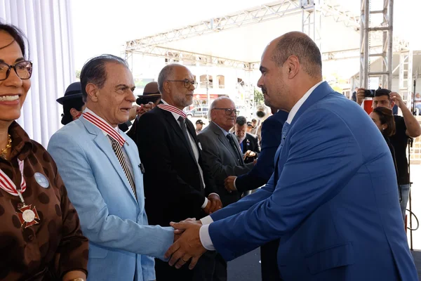 Cerimônia de entrega da Medalha Juscelino Kubitschek, em Diamantina