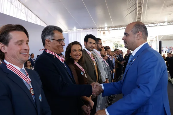 Cerimônia de entrega da Medalha Juscelino Kubitschek, em Diamantina