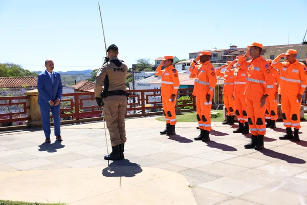 Cerimônia de entrega da Medalha Juscelino Kubitschek, em Diamantina