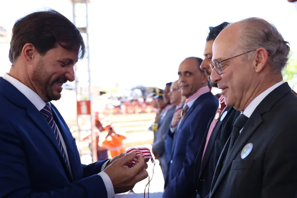 Cerimônia de entrega da Medalha Juscelino Kubitschek, em Diamantina
