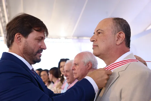 Cerimônia de entrega da Medalha Juscelino Kubitschek, em Diamantina