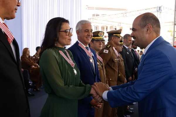 Cerimônia de entrega da Medalha Juscelino Kubitschek, em Diamantina