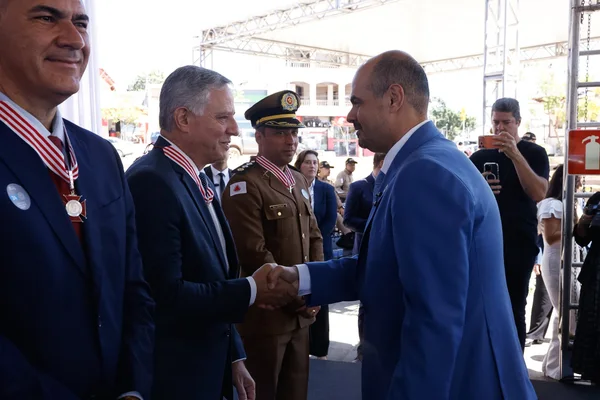 Cerimônia de entrega da Medalha Juscelino Kubitschek, em Diamantina