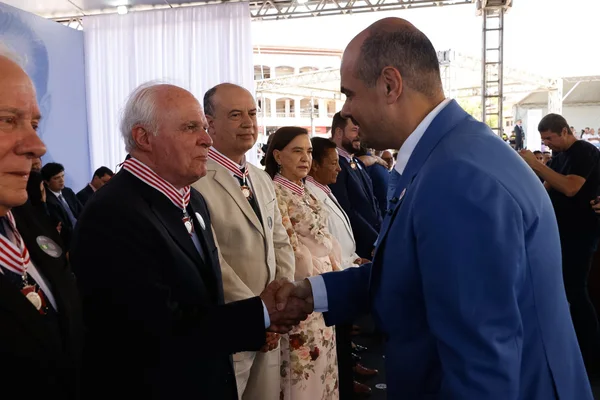 Cerimônia de entrega da Medalha Juscelino Kubitschek, em Diamantina