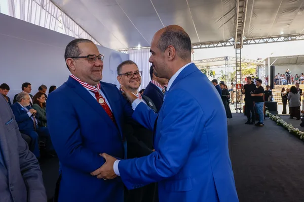 Cerimônia de entrega da Medalha Juscelino Kubitschek, em Diamantina